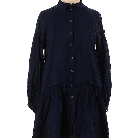 Free People Women's Hailee Lace A Line Mini Dress In Twinkling Blue Free People Women's Hailee Lace A Line Mini Dress In Twinkling Blue